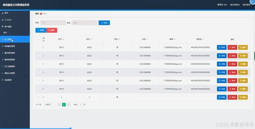 Java計算機畢業設計 家政服務公司管理信息系統——論文與系統集成方案
